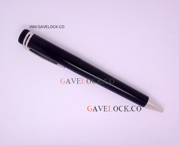 Heritage 1912 Capless Black & Silver Ballpoint Pen / Mont Blanc Copy Pens